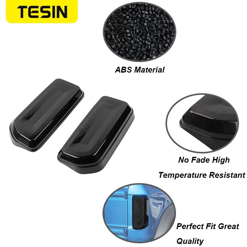 TESIN ABS Car Light Protection Cover For Ford Bronco  Up Taillight Headlight Turn Signals High Brake Lamp Hoods