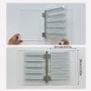 120/180/240 Transparent Colors Magnetic Tips Nail Art Swatch Book Manicure Color Test Storage Book Large Acrylic Works Display