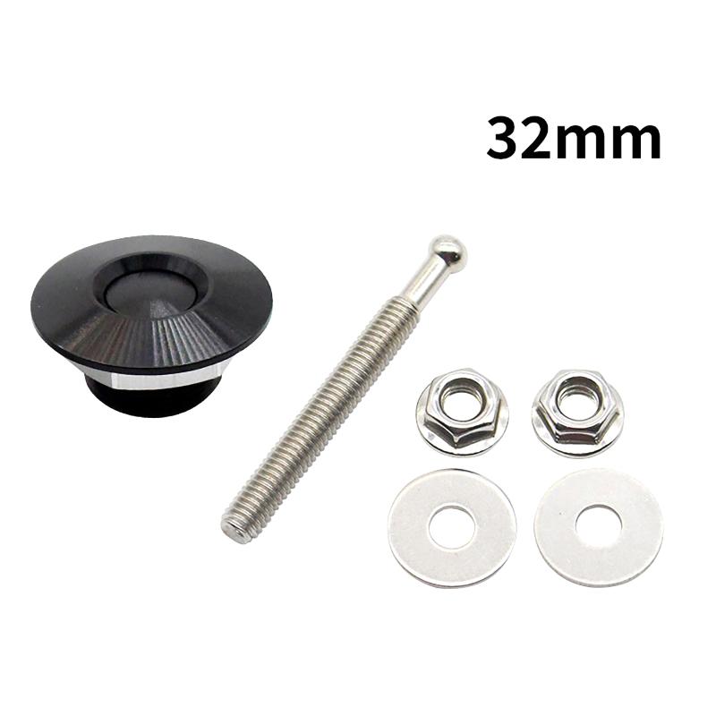 1Pcs 30/32Mm Car Push Button Bonnet Hood Pin Quick Release Latch Lock Clip Kit Aluminum Engine Exterior Parts Universal