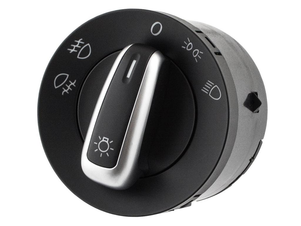 VW Golf V 03-09 Light Switch, Chrome