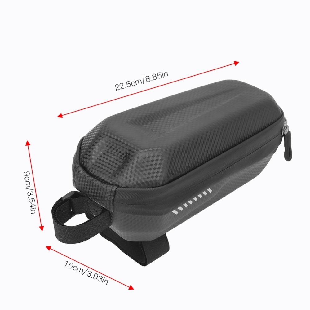 EVA Hard Shell Bicycle Front Tube Bag Lightweight Bike Top Tube Bag  Bike Storage Accessory