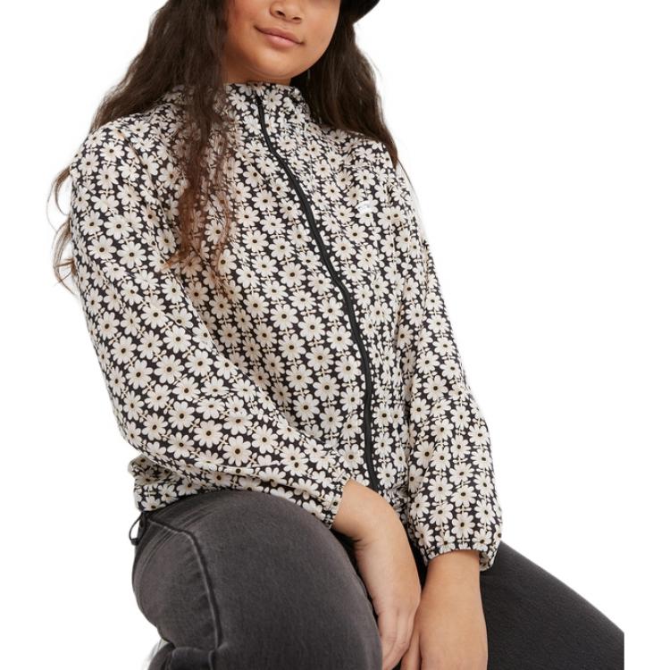 Levis Allover Floral Lightweight Casual Hooded Loose Jacket Women Jacket Multicolor 24591-0003