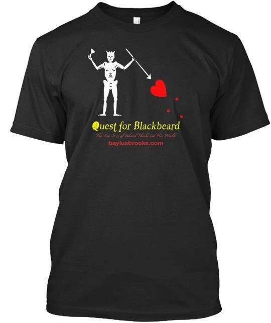 

Quest For Blackbeard Flag 100% Cotton T-shirt Mens Tees Top Made in the USA T-Shirt Tee Top Unisex 3XL