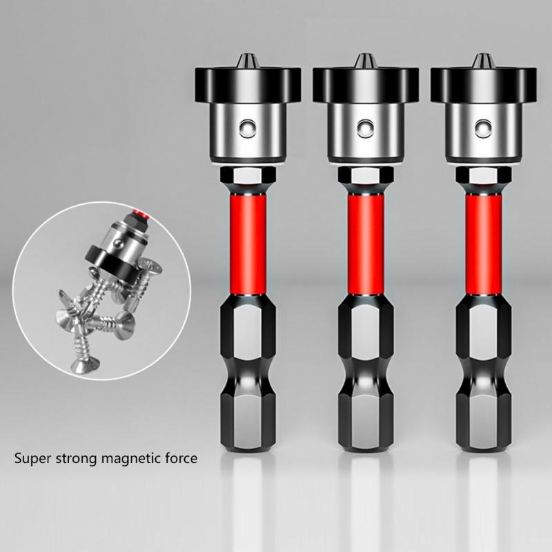 5Pcs Positioning Screwdriver Bits Drywall Screw Bits 50mm Gypsum Board Plasterboard Screws Locating Batch Head Drilling