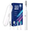 Sonic Electric Up To 5 Plaque Gum USB IPX7 Carrying Case 4 Replacement Brush Heads Toothbrush, 39,000 Blows/Minute, Modes, Removal, Care, Charging,