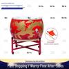 Chinese Red Cowhide Dragon Boat Performance Drum