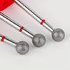 2PCS Diamond Cuticle Clean Ball Head Nail Bit for Electric Machine Perfect for Gel Polishing Acrylic Manicure Pedicure Cuticle