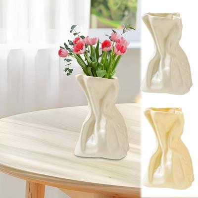 Creative Ceramic Modern Vase Living Room Flower Arrangement Dried Flowers Fresh Flowers Centerpiece Decorations Home Shelf Decor