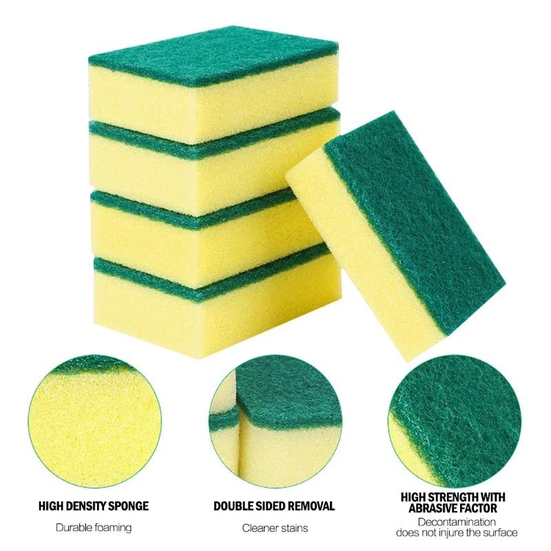 Highly Absorbent Cleaning Sponges Dish washing Magic Clean Pot Rust Stain Sponge Brush Kitchen Grease Cleaner Household Tools