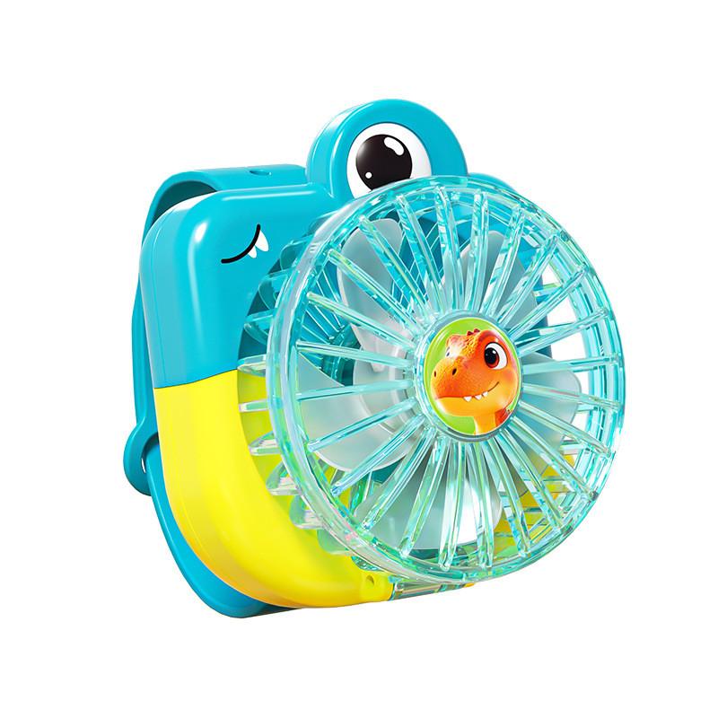 Cartoon Kids Watch Fan With Usb Rechargeable Mini Portable 5blade Handheld Cooler For Children