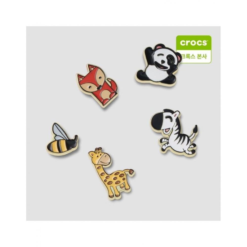 

Crocs Набор из 5 игрушек «Животные» Gibbitz Charm 10013645 onefree
