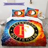 Feyenoord  Pattern Bedding Quilt Set Quilt Cover Pillowcase Home Decoration Birthday Gift (1 * duvet cover + 2 * pillowcase, without core)