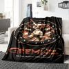 Gremlins Customize Your Name Blanket Multi-purpose Personalized Blanket Soft Warm Cozy Throw For Seaside Livingroom Bed Couch Four Seasons Universal