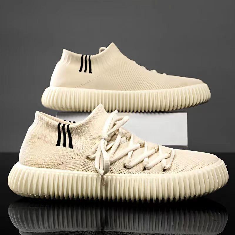 Laufschuhe für Herren, ultraleicht, atmungsaktiv, bequeme Wanderschuhe, lässige Mode-Sneaker, fliegende Strick-Mesh-Workout-Schuhe für Männer