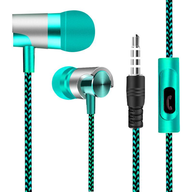 Yushuo S8 Wired In-Ear Earbuds with Mic - Heavy Bass for Gaming, Music, Mobile & Computer