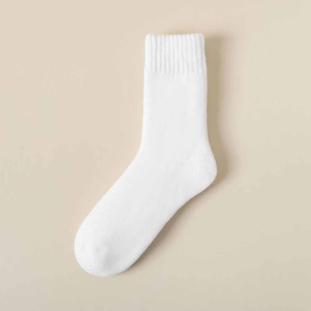 5Pairs Short Tube Girls Floor Plush Socks Warm Children's Winter Socks Kids Thicken Socks Kids