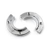 2" Columns Swivel Steering Column Floor Mount Chrome Fit For Sbc Bbc 350