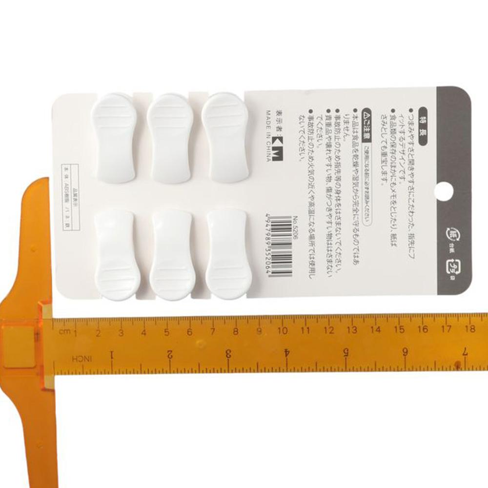 6 Pcs ABS Snack Bag Clip Non Slip Plastic Clips New Plastic Hangers  Snack Bag