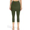 Frauen Tennis Rock Leggings Taschen elastische Sport Yoga Capris Röcke Legging