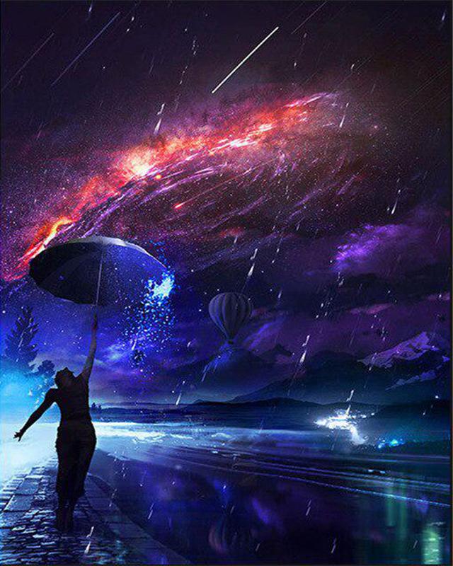 Diamant-Gemälde, Mond, Schmetterling, Geist, 5D-Diamant-Stickerei, komplettes Set, Kreuzstich, Blume, Tier, Katze, Strasssteine, Diamant-Mosaik, Wandkunst