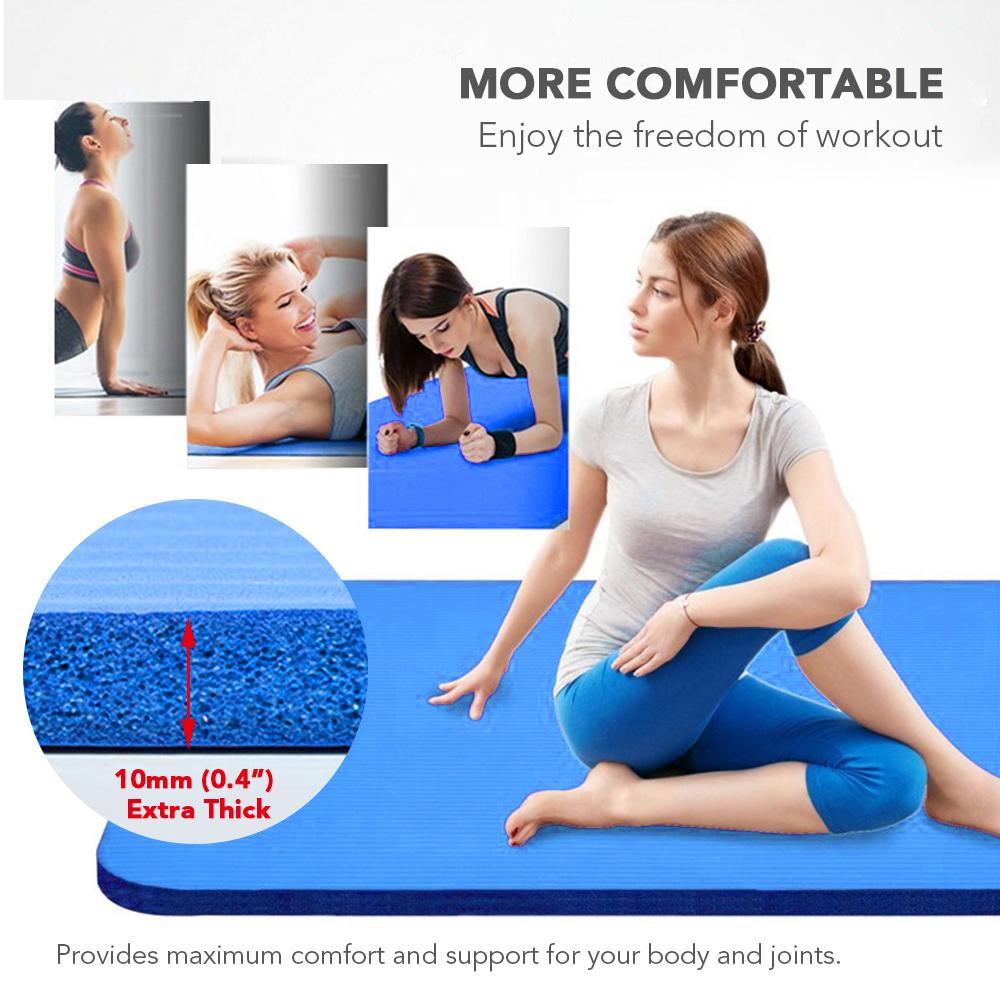 NBR Yoga Mat Closed Cell Foaming Body Yoga Mat Non Slip Exercise Mat