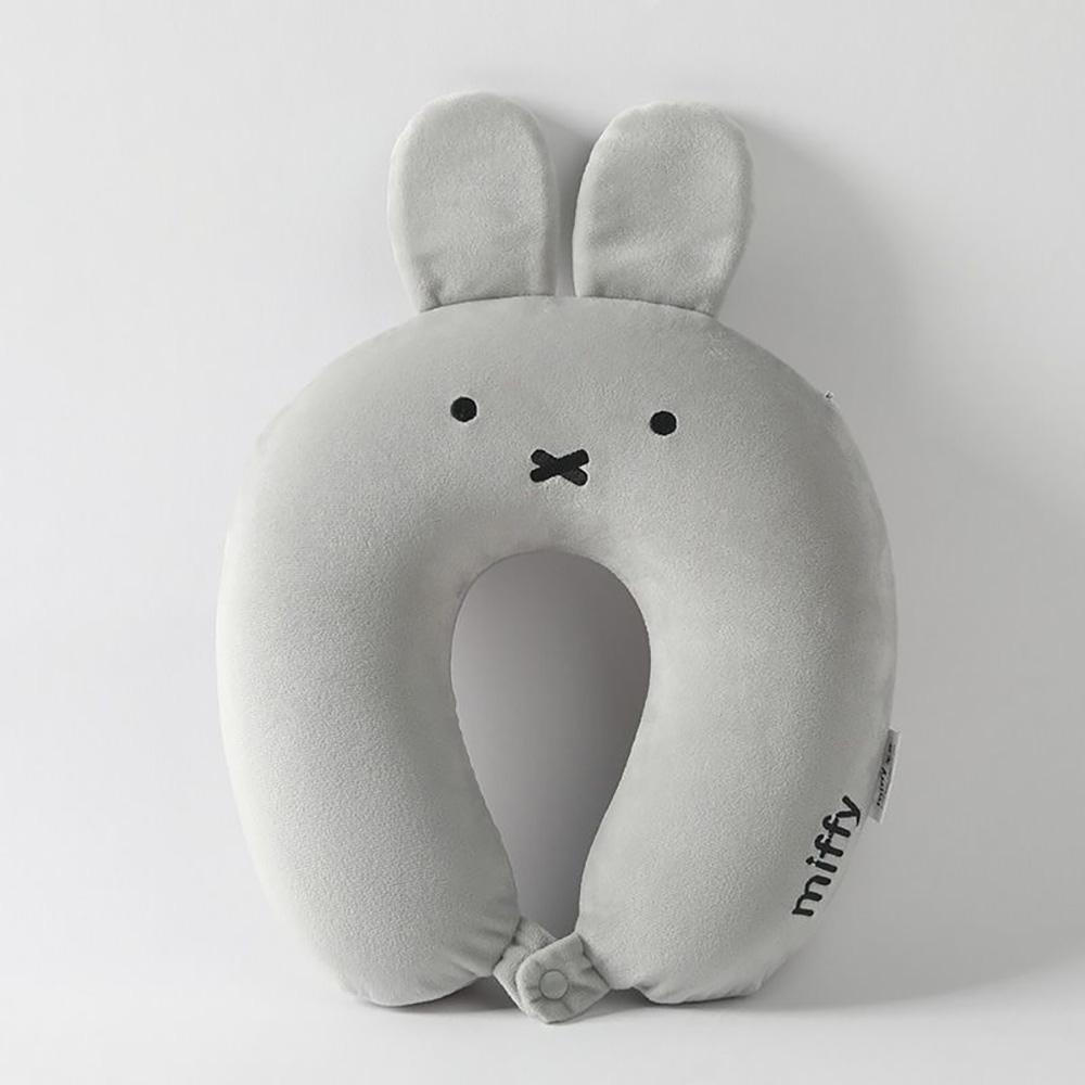 Cute Miffy Kawaii Cervical Pillow Memory Cotton Neck Pillow Cartoon Rabbit U-shaped Pillow Office Nap Travel Pillows Girl Gift