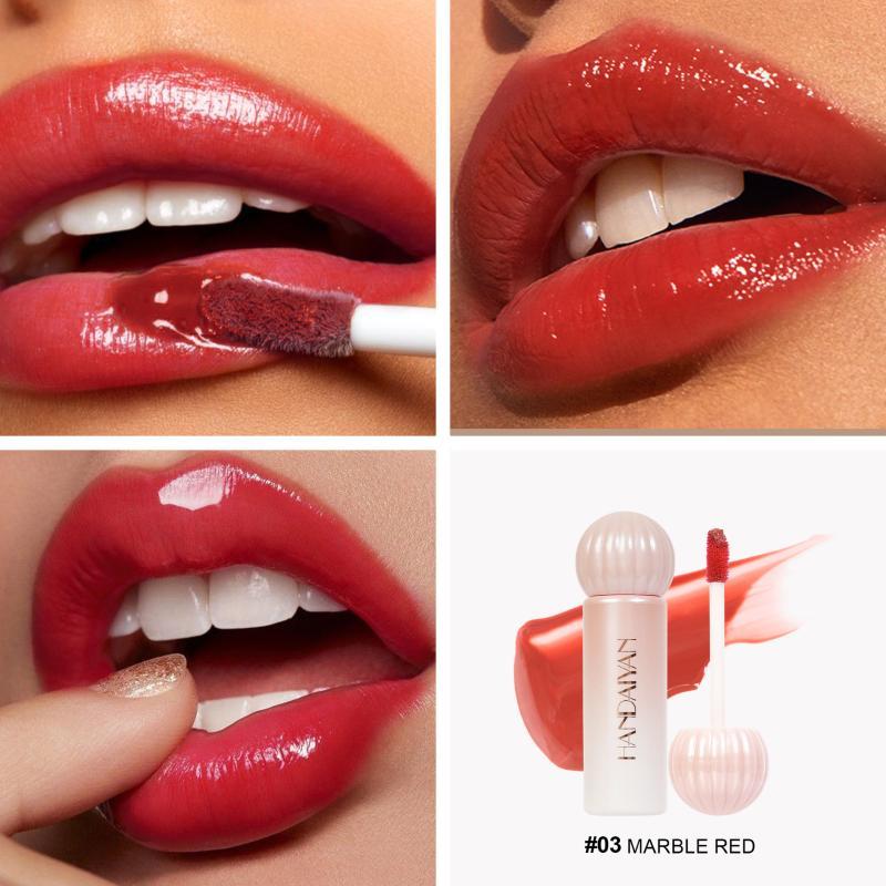 Silky Stained Lip Glaze Hydrating Long-lasting Mirror Dye Lip Liquid Lipstick Lip Gloss Lip Glaze