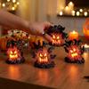 Resin Halloween Monster Tree Light Ornament Grimace Tree Tabletop Lamp  Indoor Table Decor