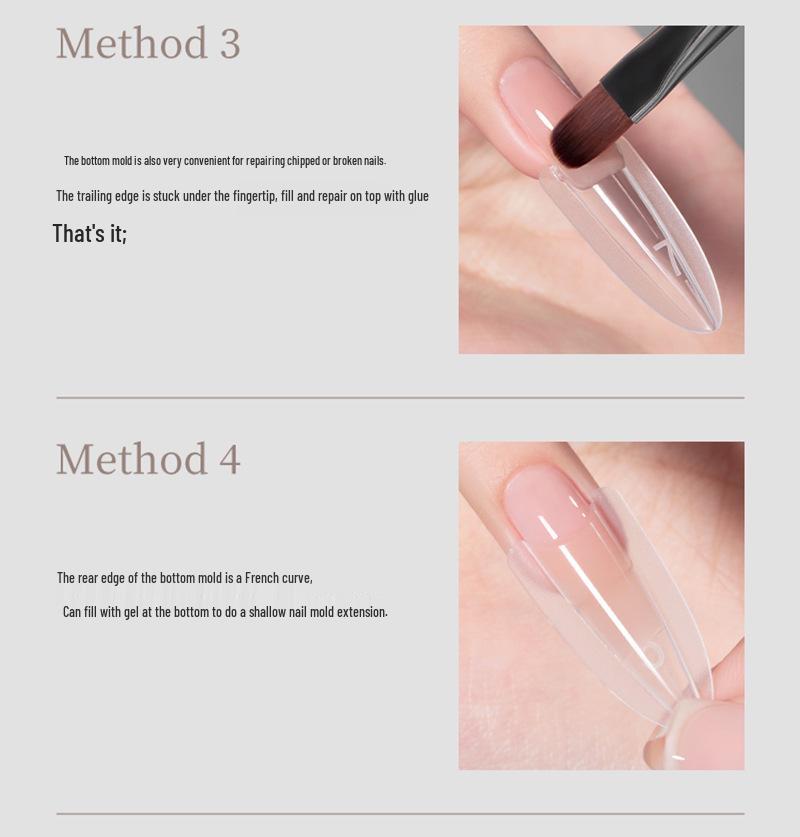 2025 Quick Extending Sandwich Gel Polish - No Paper or Mold Needed, Salon Exclusive