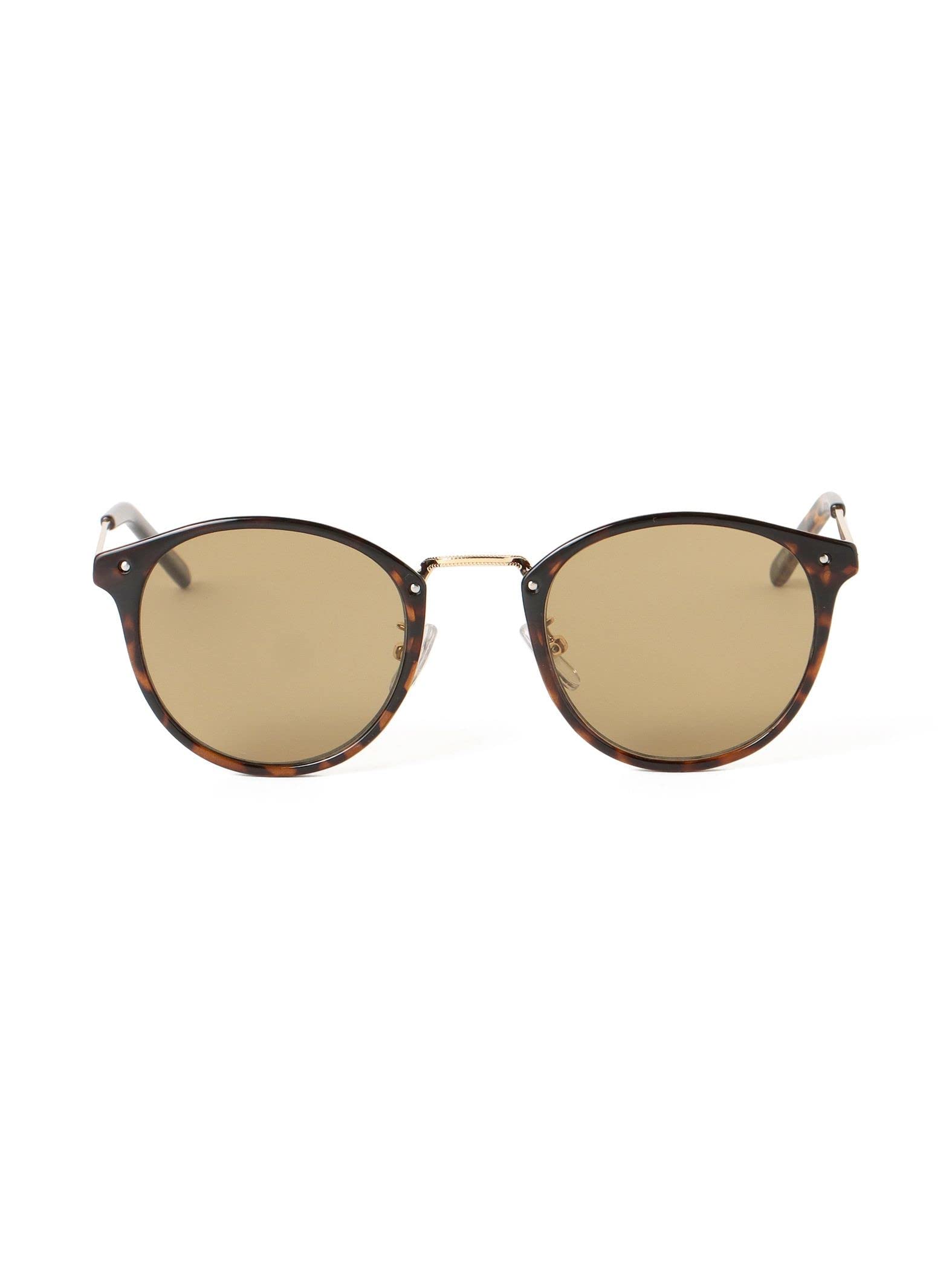 

Beams Heart Boston Combination Frame Sunglasses for Men, Brown_Demi/Browne