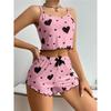 Forma de Corazón Ropa de Casa de Moda para Mujer