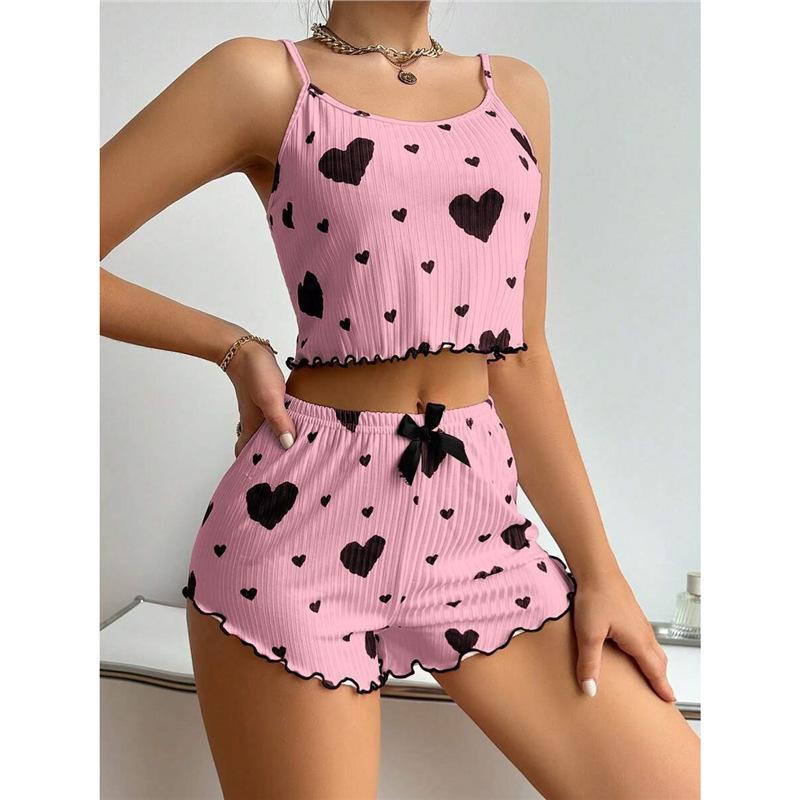 Forma de Corazón Ropa de Casa de Moda para Mujer