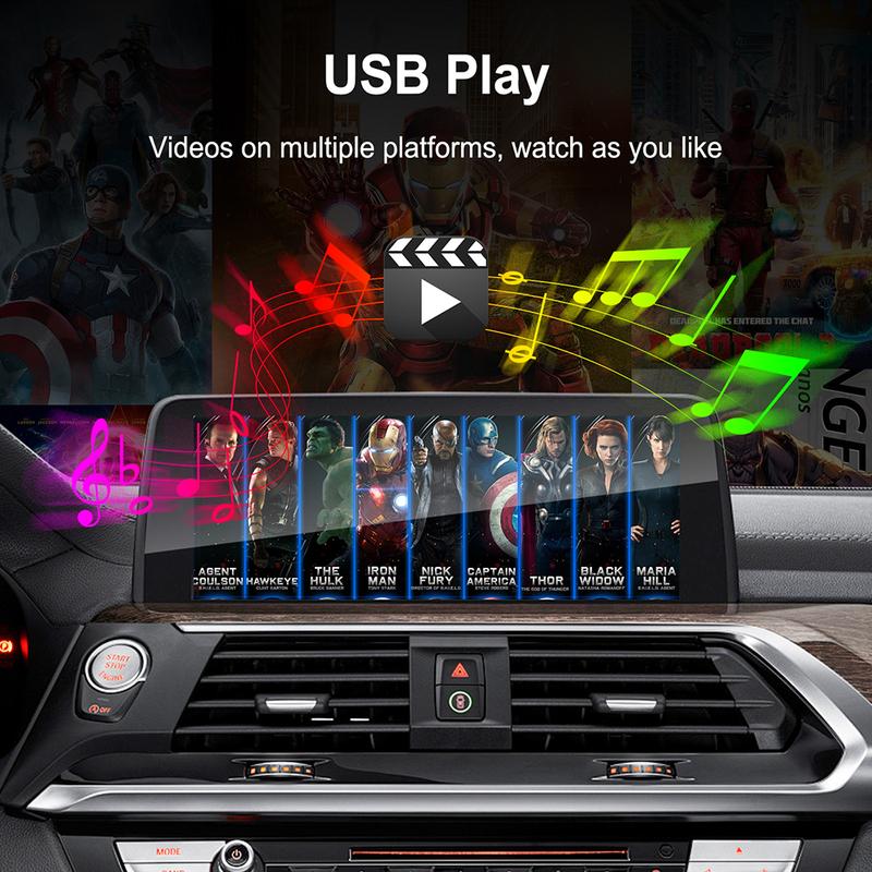Wireless CarPlay Android Auto for BMW NBT CIC Mini R55 R56 R57 R58 R59 R60 R61 F54 F55 Clubman Countryman Hardtop John F56 F57
