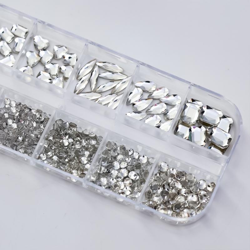 Nail Charms Multi Shapes Nail Rhinestones Charms Nail Gems Nail Art Decorations