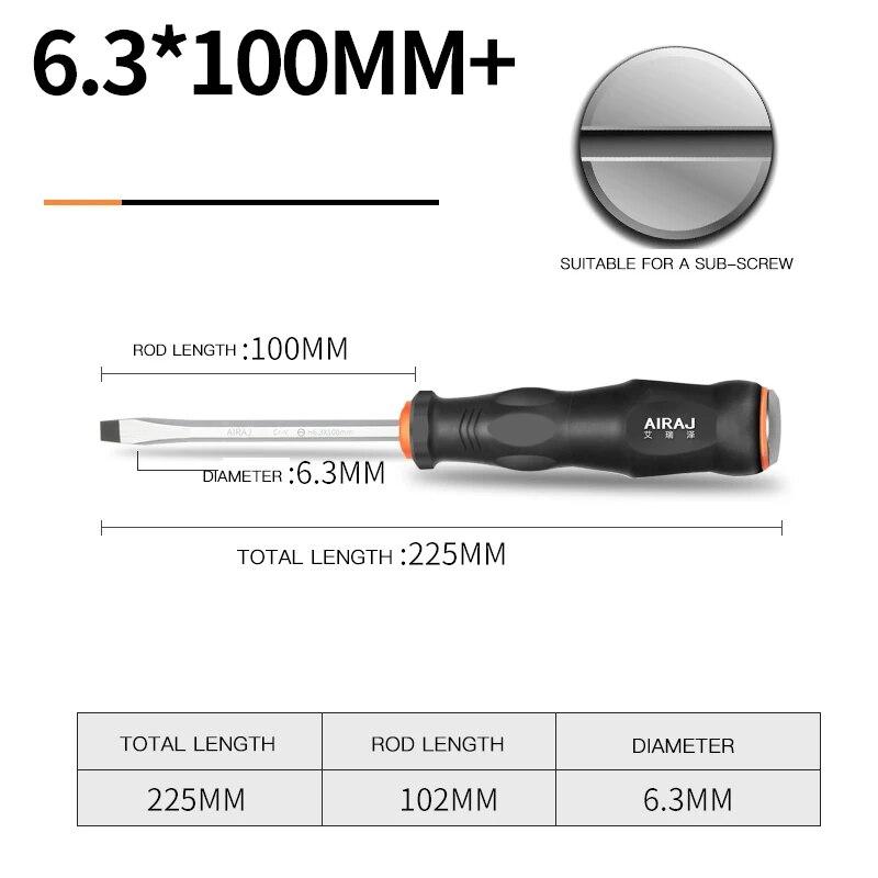 

Многофункциональная отвертка AIRAJ, отвертка двойного назначения с магнитным крестообразным шлицем из хром-ванадиевого сплава