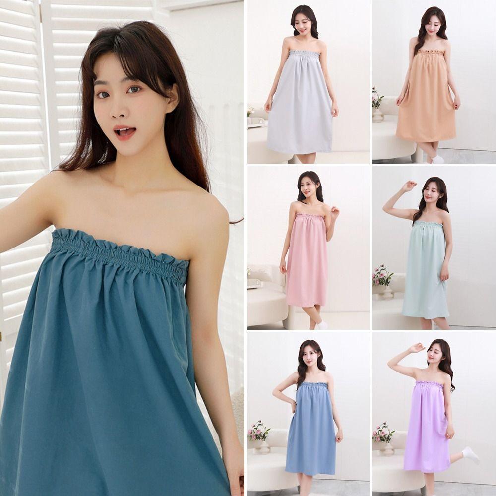 Fast Drying Bathrobe Oversized Bath Gown Towel Fashion Spa Bath Bow Wrap  Beauty Salon Sauna Resort