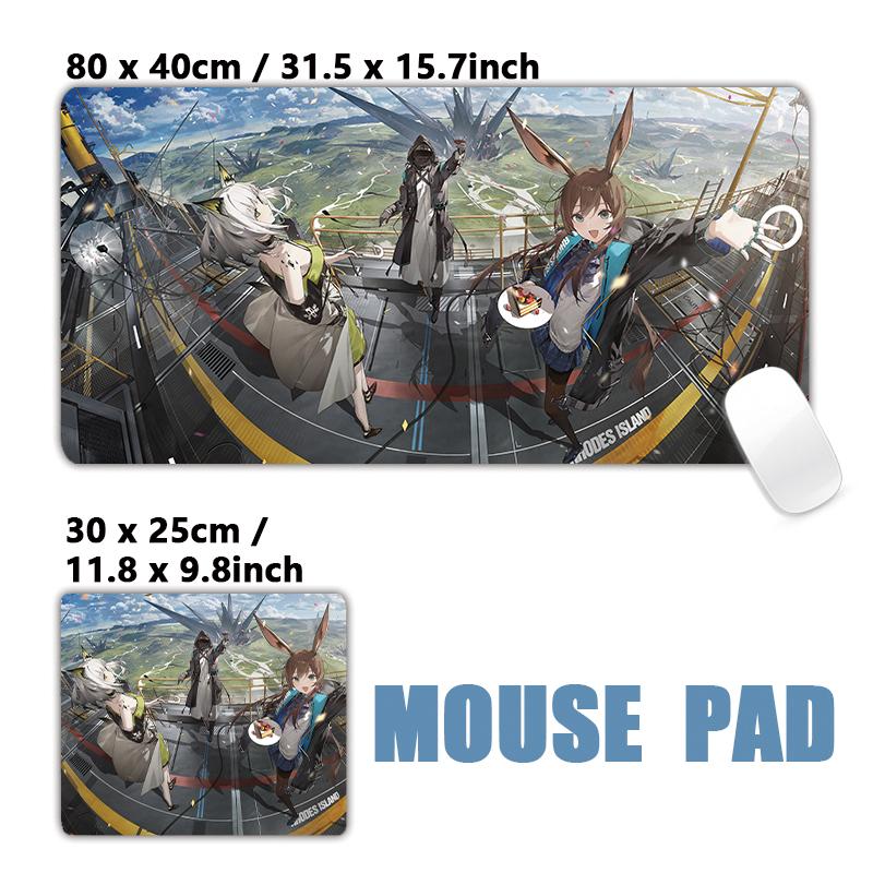 Arknights Endfield Exusiai Dusk Kaltsit Laevatain Gaming Girls Mousepad XXL Keyboard Desk Mat