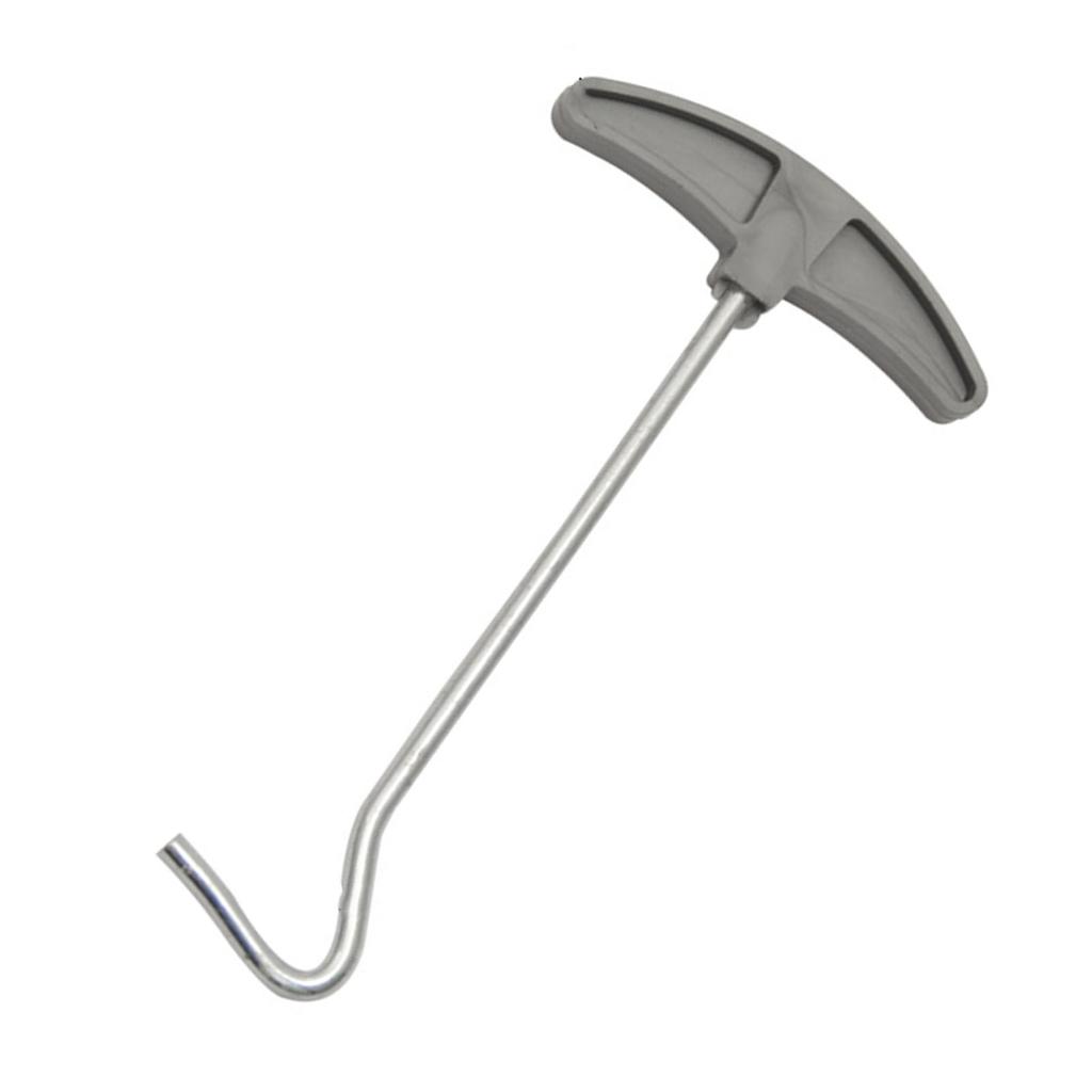 Tent Peg Puller Hook Remover Plastic Alloy Comfortable Handle Grip Effortless  Stake Extrac