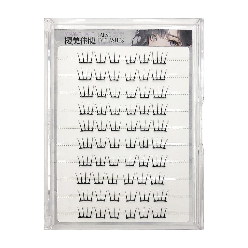 11-13mm Glue Free False Eyelashes Natural Cosplay False Eyelashes for Beginner & Proficients Friendly