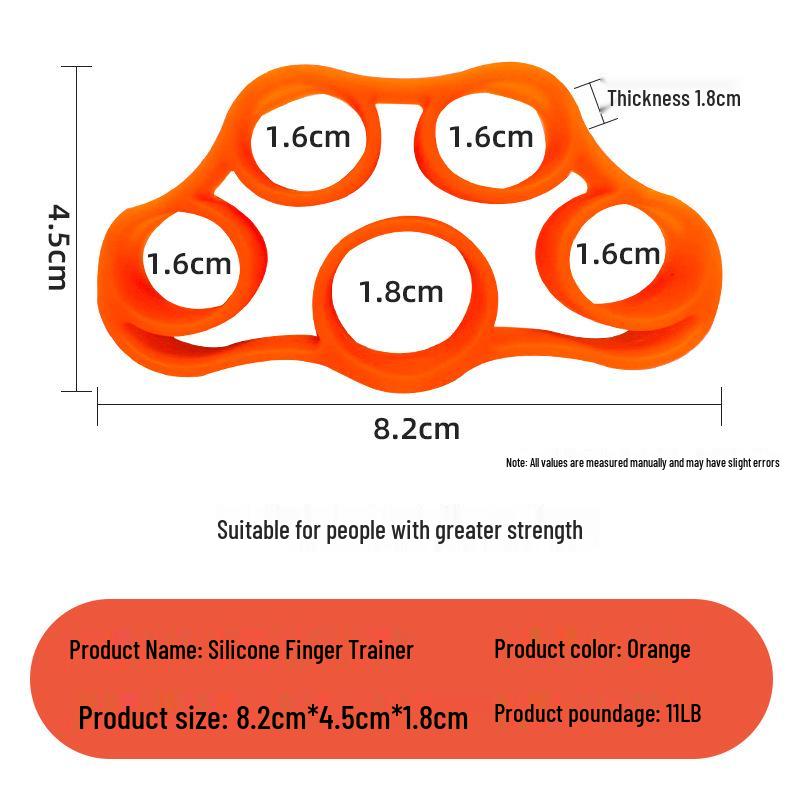 

Точечное силиконовое кольцо для тренировки силы и гибкости пальцев 11 rings