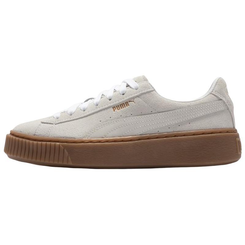 (WMNS) PUMA Suede Platform Core L Whisper White Women s 392135-01 EU 35.5
