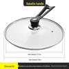 Zhaoran Universal-Topfdeckel aus gehärtetem Glas
