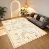Weltkarte Wohnzimmer rutschfester Teppich Weicher Teppich für Schlafzimmer Spielzimmer Sofaecke Büro Heimdekoration Fußmatte Weihnachtsgeschenk C9302259