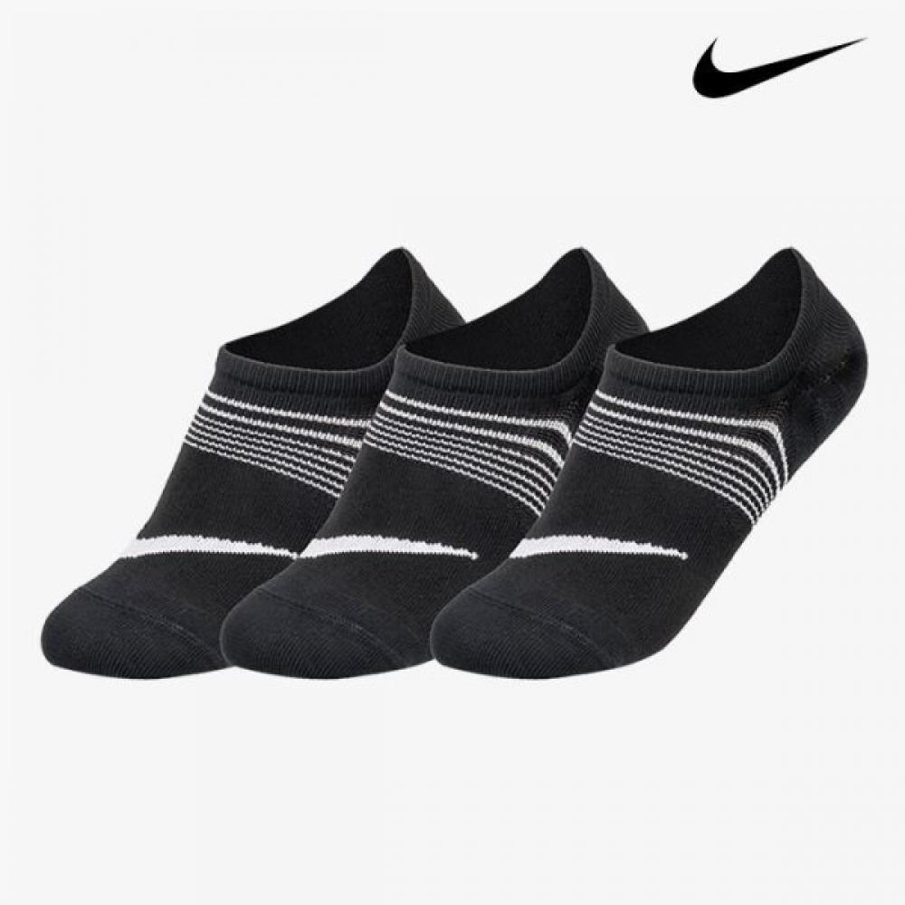 Nike Black Ankle Socks 3 Pack Sx5277 010 24M