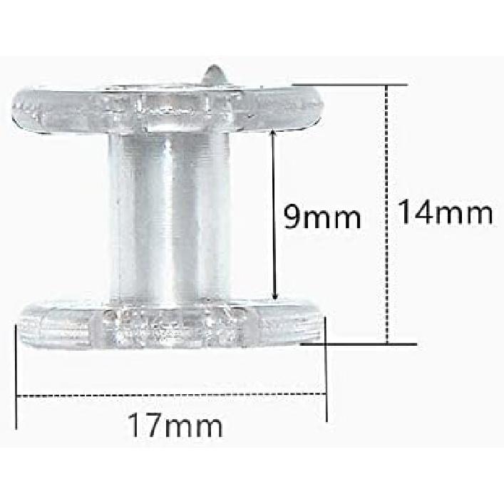 

Cutelec 10 PCS Pleated Shade Hold Downs Spool Tensioner with Cleats on The Back Window Covering Hardware Cord Retainer Spool for RV Shades