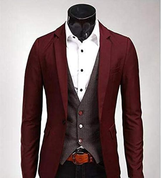 Bunte Langarmjacke, formelle Gentleman-Oberbekleidung, schlanke Einknopfjacke, Oraora, älterer Bruder, dünner, stilvoller Blazer für alle Jahreszeiten