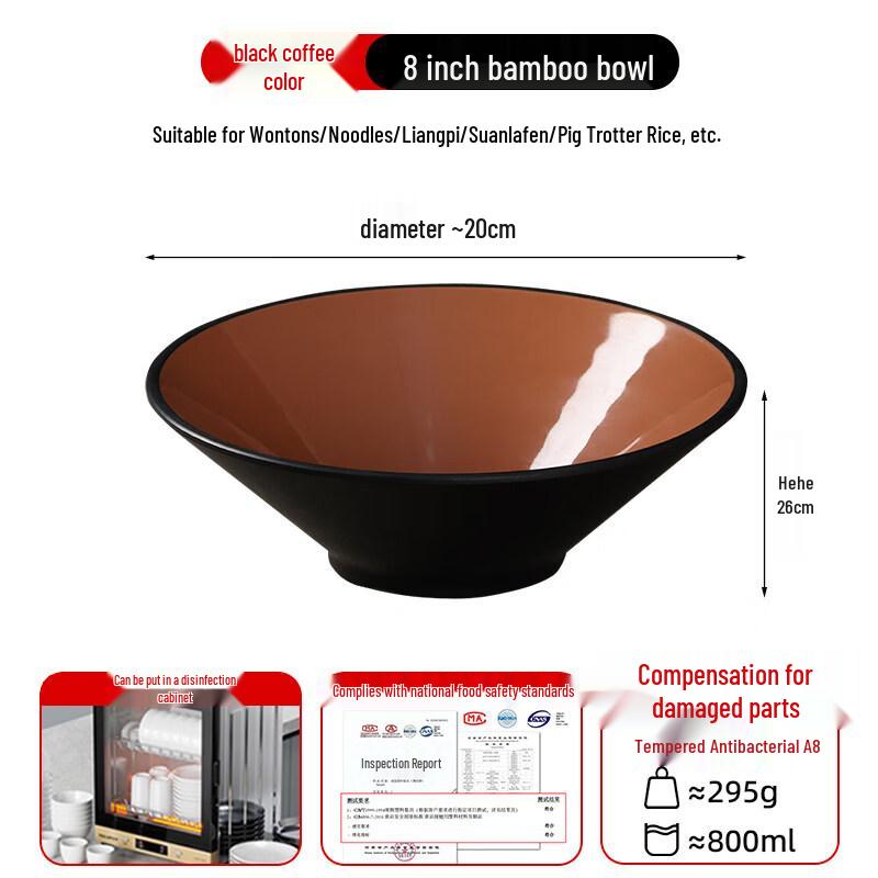 Japanese Style Melamine Noodle Bowl