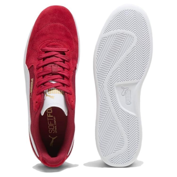 PUMA Astro Abrasion Resistant Low top Skateboard Shoes Men's Red 401439-04