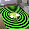 Zombie Invasion Carpet Suitable for Playrooms Balcony Game Room Dormitory Anti-slip Rug Office home decor Best for Christmas