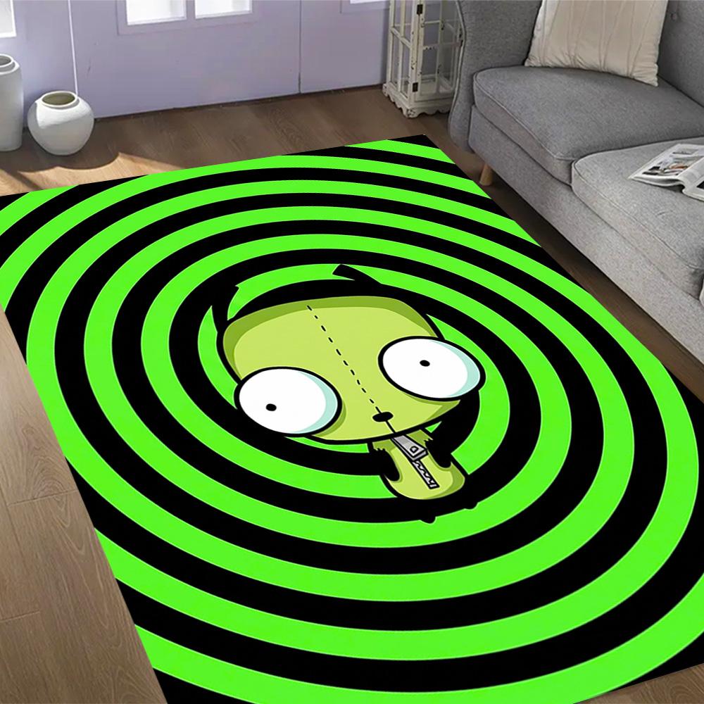 Zombie Invasion Carpet Suitable for Playrooms Balcony Game Room Dormitory Anti-slip Rug Office home decor Best for Christmas